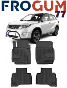 Suzuki Grand VItara II Din 2005 - 02.2015, Suv , Set Covorase Auto Tip Tavita Premium 3D, din cauciuc accesorii pentru autoturismul tau - masina v169177
