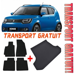 Suzuki Ignis III Hatchback din 01.2017 - Prezent *1, Set Covorase + tavita portbagaj auto