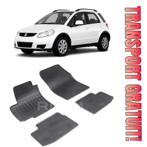 Suzuki Sx4, Hatchback, fabricat din 2006 - 08.2013, set covorase auto dedicate, din cauciuc 100% Premium