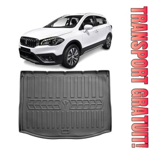 Suzuki SX4 II Cu Podea Inalta (2013-2021) Tavita cauciuc pentru protectie portbagaj dedicata pentru Suzuki Sx4 Transport Gratuit