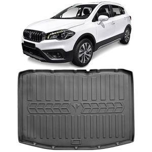 Suzuki SX4 II Cu Podea Joasa (2013-2021) Tavita cauciuc pentru protectie portbagaj dedicata pentru Suzuki Sx4 Transport Gratuit