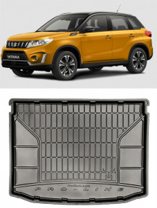 Suzuki Vitara Suv din 03.2015 - 03.2020, Tavita Pentru Portbagaj Lux Premium Dedicata, Portbagaj Inferior *1 accesorii pentru autoturismul tau - masina v200357