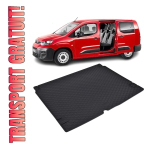 Tavita Portbagaj CITROEN Berlingo 5 locuri 2008-2018, protectie portbagaj, din cauciuc 100%, pentru autoturismul CITROEN Berlingo 5