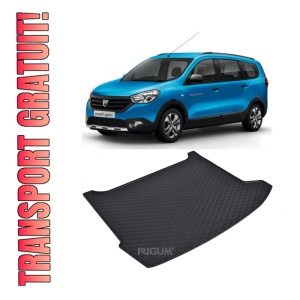 Tavita Portbagaj DACIA Lodgy 5 locuri 2012-2022, protectie portbagaj, din cauciuc 100%, pentru autoturismul DACIA Lodgy 5