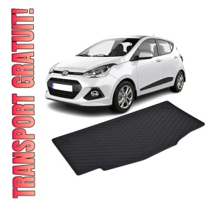 Tavita Portbagaj HYUNDAI i10 2014-2019, protectie portbagaj, din cauciuc 100%, pentru autoturismul HYUNDAI i10