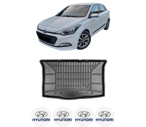 Tavita Portbagaj HYUNDAI i20 II (GB, IB) din 2014-2021, Protectie Portbagaj Auto HYUNDAI - Img 2
