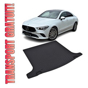 Tavita Portbagaj MERCEDES CLA Sedan 2020-prezent, protectie portbagaj, din cauciuc 100%, pentru autoturismul MERCEDES CLA Sedan