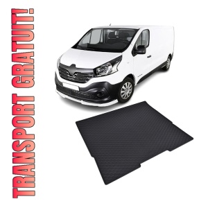 Tavita Portbagaj RENAULT Trafic 2014-prezent, protectie portbagaj, din cauciuc 100%, pentru autoturismul RENAULT Trafic