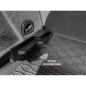 Tavita Portbagaj Volkswagen Golf VII Hatchback 2012-2019, protectie portbagaj, din cauciuc 100%, pentru autoturismul Volkswagen Golf VII