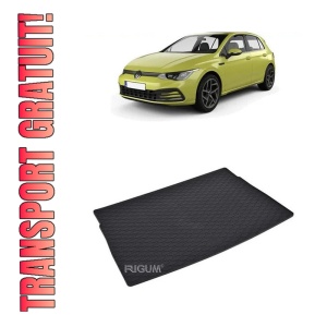 Tavita Portbagaj Volkswagen Golf VIII GTE HB 2020-prezent, protectie portbagaj, din cauciuc 100%, pentru autoturismul Volkswagen Golf VIII