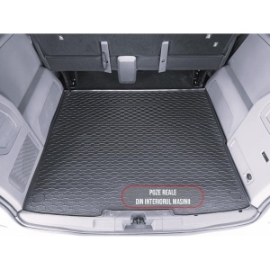 Tavita Portbagaj Volkswagen T7 Caravelle 2025-prezent, protectie portbagaj, din cauciuc 100%, pentru autoturismul Volkswagen T7 Caravelle
