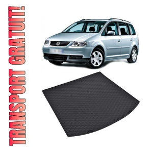 Tavita Portbagaj Volkswagen Touran 2003-2015, protectie portbagaj, din cauciuc 100%, pentru autoturismul Volkswagen Touran