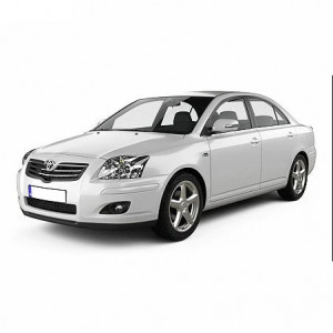Toyota Avensis II Din 03.2003 - 12.2008, Sedan , Set Covorase Auto Tip Tavita Premium 3D, din cauciuc accesorii pentru autoturismul tau - masina v167853
