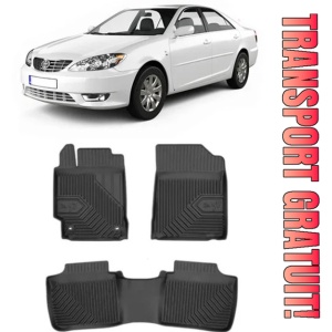 Toyota Camry Din 2011 - 03.2019, Sedan , Set Covorase Auto Tip Tavita Premium 3D, din cauciuc