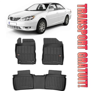 Toyota Camry Din 2011 - 03.2019, Sedan , Set Covorase Auto Tip Tavita Premium 3D, din cauciuc