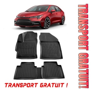 Toyota Corolla (E210) (2018-) Set covorase auto cauciuc G.Modern Line 3D transport gratuit - Img 1