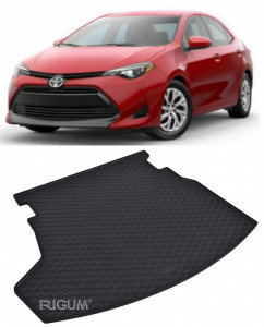 Toyota Corolla XI Sedan din 08.2013 - 06.2018, Tavita Pentru Portbagaj Lux Premium Dedicata, E160/E170/E180 *3 accesorii pentru autoturismul tau - masina v191564