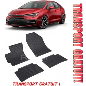 Toyota Corolla Xi, Sedan, fabricat din 08.2013 - 06.2018, E160/E170/E180, set covorase auto dedicate, din cauciuc 100% Premium - Transport Gratuit