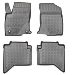 Toyota Hilux, Pick-Up, Din 09.2016 - Prezent , Set Covorase Auto Tip Tavita Premium 3D, din cauciuc accesorii pentru autoturismul tau - masina v175582