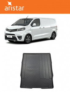 Toyota Proace Verso Van din 01.2016 - Prezent, Tavita Pentru Portbagaj Lux Premium Dedicata, Ampatament L2 Mediu In Spatele Randului 2 (Scaune Culisate In Fata) *2 accesorii pentru autoturismul tau - masina v192236