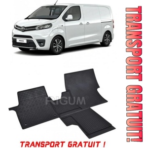 Toyota Proace Verso, Van, fabricat din 01.2016 - Prezent, set covorase auto dedicate, din cauciuc 100% Premium - Transport Gratuit