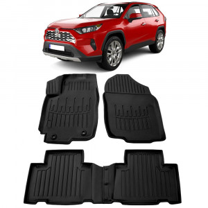 Toyota Rav 4 (Xa40) (2013-2018) Set covorase auto cauciuc G.Modern Line 3D accesorii pentru autoturismul tau - masina v239730