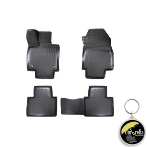Toyota Rav 4 XA50 IV 2018- Set 4 covorase auto din cauciuc tip tavita premium line 3D accesorii pentru autoturismul tau - masina v242191