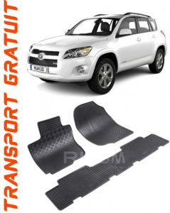 Toyota Rav4 III, Suv, fabricat din 02.2006 - 02.2013, set covorase auto dedicate, din cauciuc 100% Premium accesorii pentru autoturismul tau - masina v157780