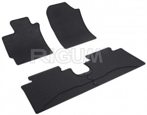 Toyota Yaris III Hybrid, Hatchback, fabricat din 2015 - 08.2020, set covorase auto dedicate, din cauciuc 100% Premium accesorii pentru autoturismul tau - masina v159882