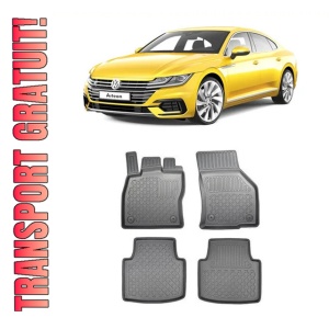 Volkswagen Arteon, Sedan, Din 06.2017 - Prezent , Set Covorase Auto Tip Tavita Premium 3D, din cauciuc