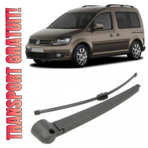 Volkswagen Caddy III Brat stergator pentru luneta spate cu lamela 410 mm, compatibil cu Volkswagen Caddy III Van fabricat intre 2004-2015, calitate extra