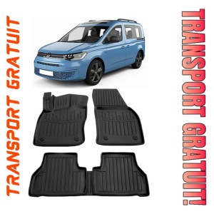 Volkswagen Caddy Iv (2020-2025) Set covorase auto cauciuc G.Modern Line 3D