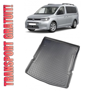 Volkswagen Caddy Maxi Startline Van din 10.2007 - 10.2020, Tavita Pentru Portbagaj Lux Premium Dedicata, In Spatele Randului 2 *1
