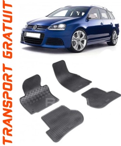Volkswagen Golf 5, Combi, fabricat din 10.2003 - 2008, set covorase auto dedicate, din cauciuc 100% Premium accesorii pentru autoturismul tau - masina v155173