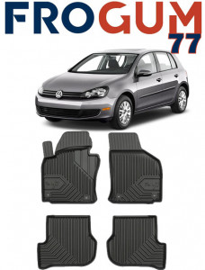 Volkswagen Golf 5 Din 06.2007 - 2009, Combi , Set Covorase Auto Tip Tavita Premium 3D, din cauciuc accesorii pentru autoturismul tau - masina v164411