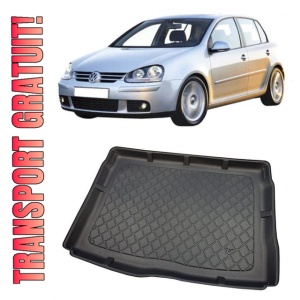 Volkswagen Golf 5 Hatchback din 10.2003 - 2008, Tavita Pentru Portbagaj Lux Premium Dedicata, Roata Rezerva Normala *1