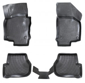Volkswagen Golf 6 Combi 2008-2012 Set 4 covorase auto din cauciuc tip tavita premium line 3D accesorii pentru autoturismul tau - masina v148186