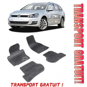 Volkswagen Golf 6, Combi, fabricat din 06.2007 - 08.2013, set covorase auto dedicate, din cauciuc 100% Premium - Transport Gratuit