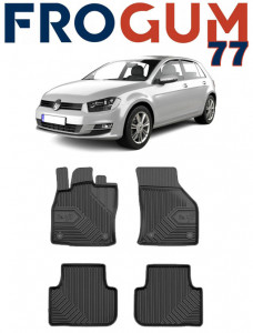 Volkswagen Golf 7 Sportsvan Din 05.2014 - 12.2020, Van , Set Covorase Auto Tip Tavita Premium 3D, din cauciuc accesorii pentru autoturismul tau - masina v165650