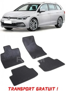 Volkswagen Golf 8, Combi, fabricat din 03.2020 - Prezent, set covorase auto dedicate, din cauciuc 100% Premium - Transport Gratuit accesorii pentru autoturismul tau - masina v37394