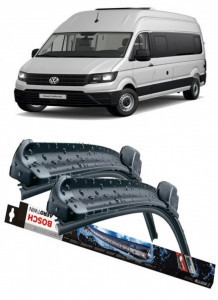 Volkswagen Grand Set 2 stergatoare parbriz Bosch Bosch Aerotwin compatibile cu Volkswagen Grand 2019 (70 cm / 65 cm) accesorii pentru autoturismul tau - masina v132393