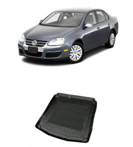 Volkswagen Jetta V Sedan din 08.2005 - 2011, Tavita Pentru Portbagaj Lux Premium Dedicata, Cu Separatoare *1 accesorii pentru autoturismul tau - masina v194729