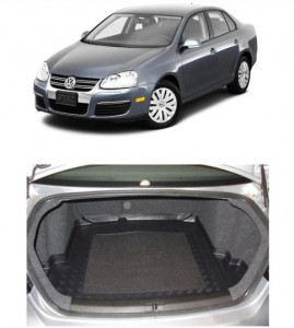 Volkswagen Jetta V Sedan din 08.2005 - 2011, Tavita Pentru Portbagaj Lux Premium Dedicata, Fara Separatoare *2 accesorii pentru autoturismul tau - masina v193218