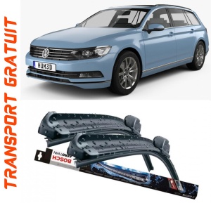 Volkswagen Passat Alltrack B8 Variant Set 2 stergatoare parbriz Bosch Aerotwin 600/475mm compatibile cu Volkswagen PASSAT ALLTRACK B8 Variant (3G5, CB5) (2015-2017) (65 cm / 45 cm) accesorii pentru autoturismul tau - masina v117511