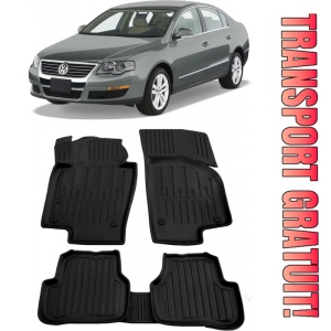Volkswagen Passat B6 (2005-2010) Set covorase auto cauciuc G.Modern Line 3D