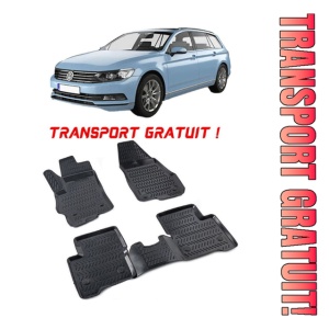 Volkswagen Passat B8 Combi 2015-2023 Set 4 covorase auto din cauciuc tip tavita premium line 3D - Transport Gratuit!