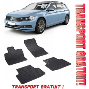 Volkswagen Passat B8, Combi, fabricat din 12.2014 - Prezent, set covorase auto dedicate, din cauciuc 100% Premium - Transport Gratuit