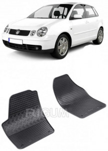 Volkswagen Polo IV, Hatchback, fabricat din 11.2001 - 2009, 2 Locuri, set covorase auto dedicate, din cauciuc 100% Premium accesorii pentru autoturismul tau - masina v160354