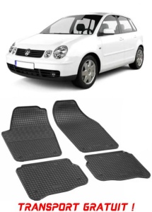 Volkswagen Polo IV, Hatchback, fabricat din 11.2001 - 2009, 5 Locuri, set covorase auto dedicate, din cauciuc 100% Premium - Transport Gratuit accesorii pentru autoturismul tau - masina v37328