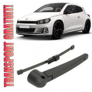 Volkswagen Scirocco III Brat stergator pentru luneta spate cu lamela 260 mm, compatibil cu Volkswagen Scirocco III Hatchback fabricat intre 2009-2017, calitate extra - Img 1